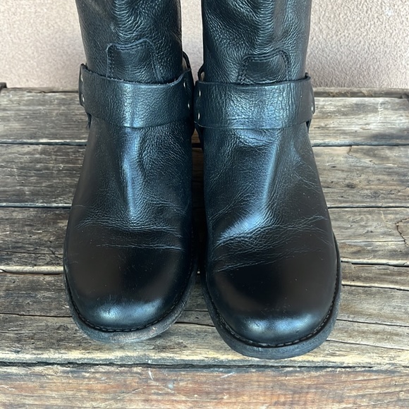Frye Phillip Harness Tall Black Boot - Picture 5 of 10